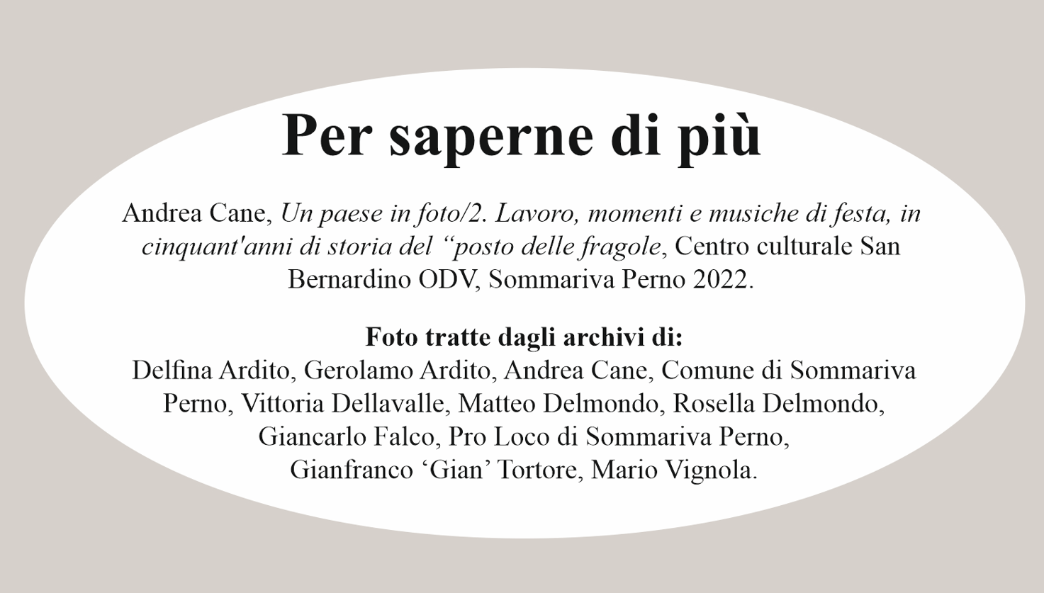 per saperne di più